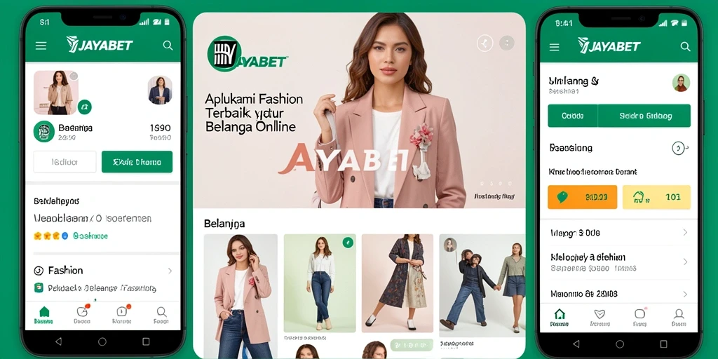 Tampilan antarmuka aplikasi JAYABET yang menarik dan fungsional.