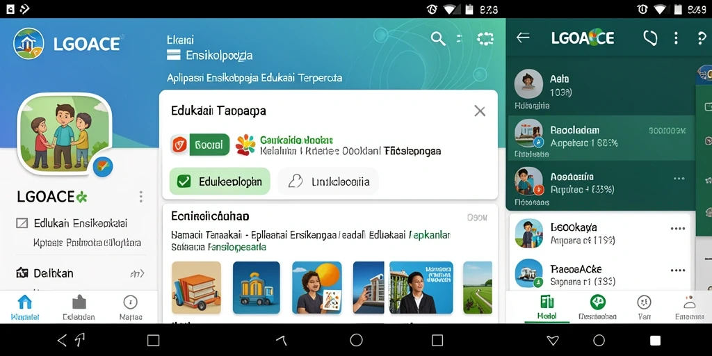 Antarmuka LGOACE yang sederhana dan informatif.